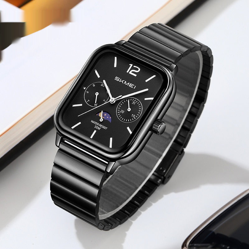 Stylish Multifunctional Square Watch