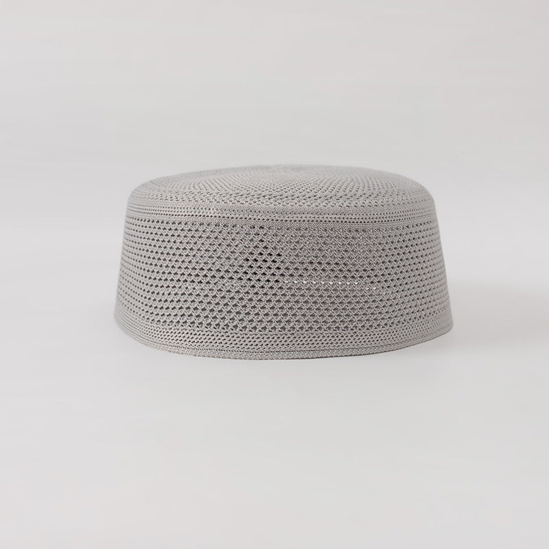 Muslim Ethnic Worship Cap Gray