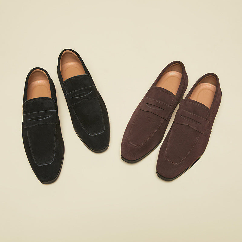 Slip-on Japanese Style Suede Shoes