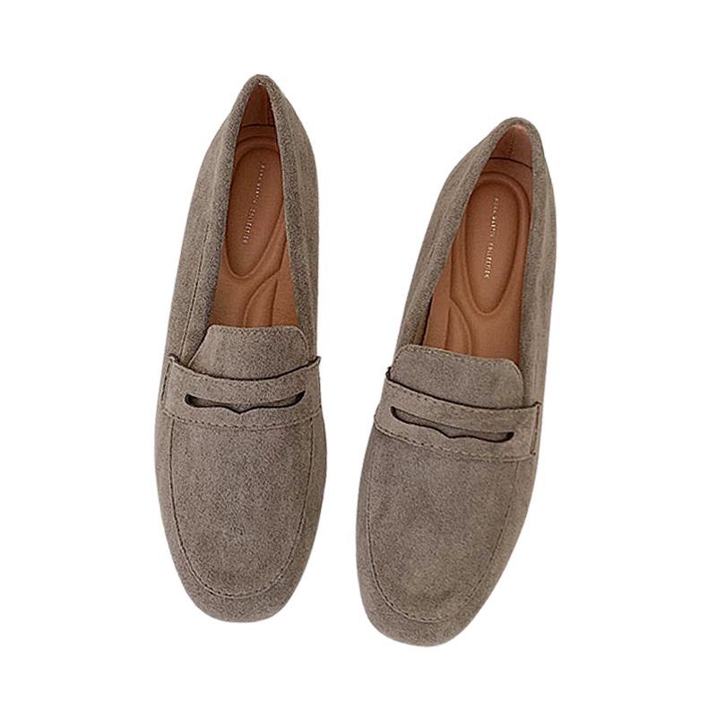 Matte Comfortable And Non-slip Loafer Gray