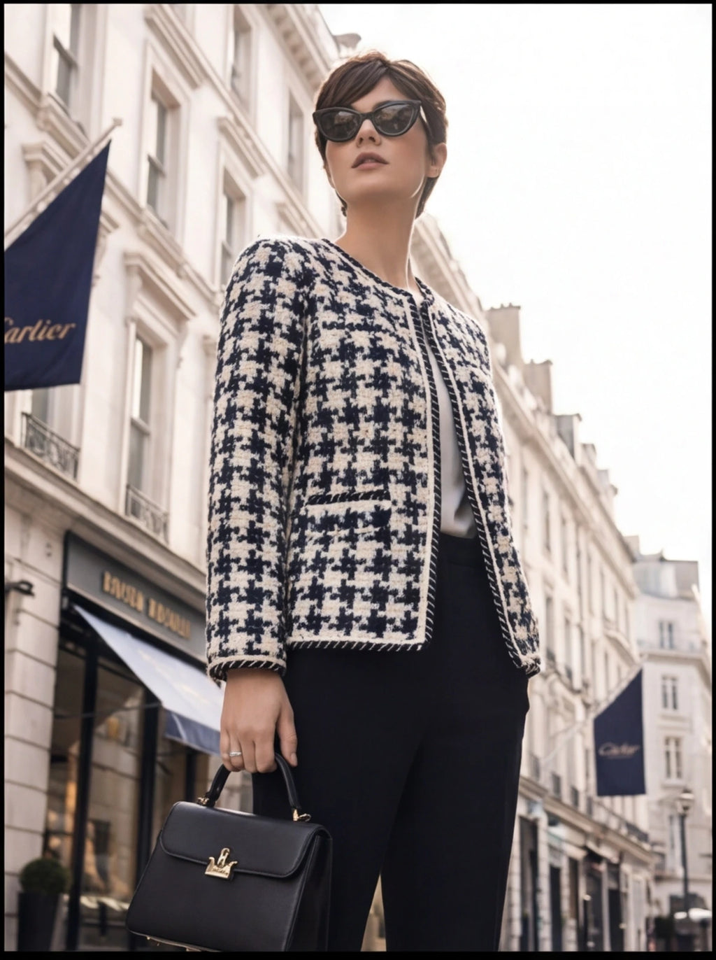 Houndstooth Small Fragrance Jacket