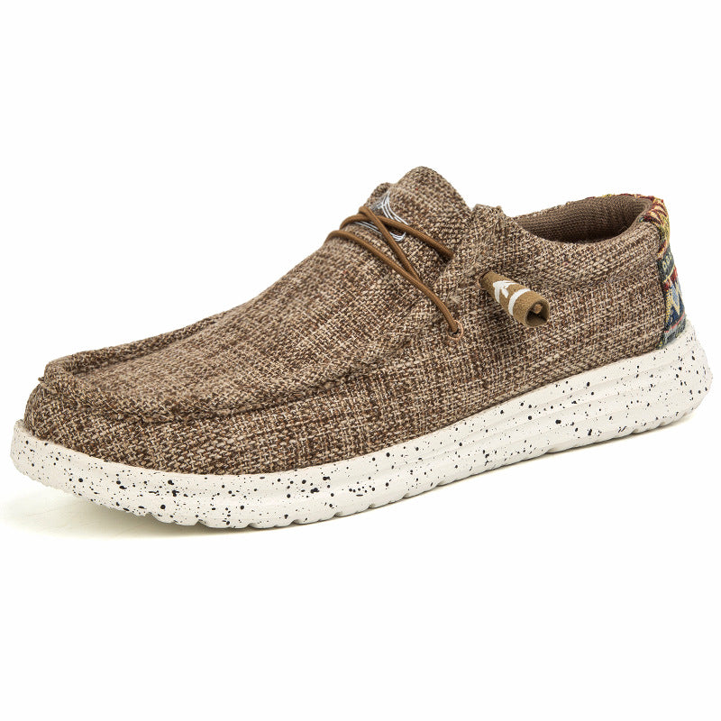 Men's Fashion Casual Canvas Shoes 552Coffee Brown