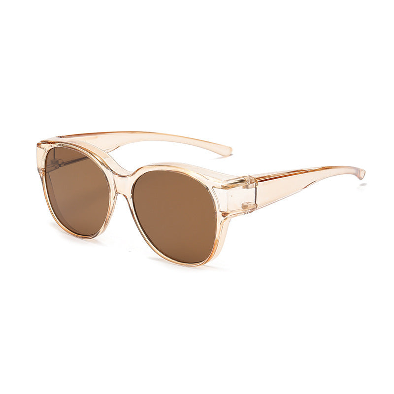Mens Myopia Glasses For Driving Set Transparent Orange