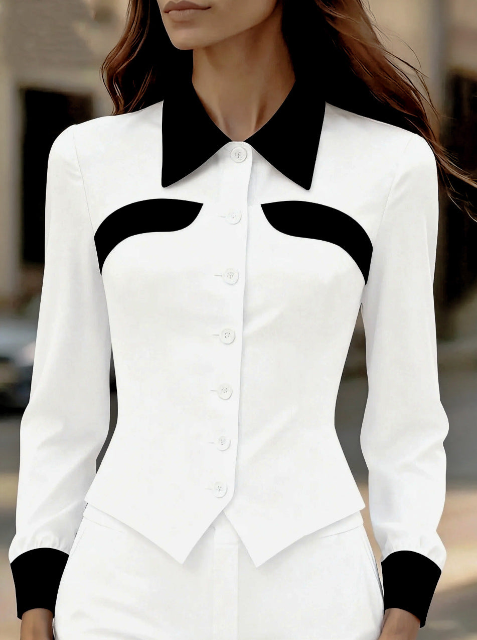 Slim-fit Shirt For Women White