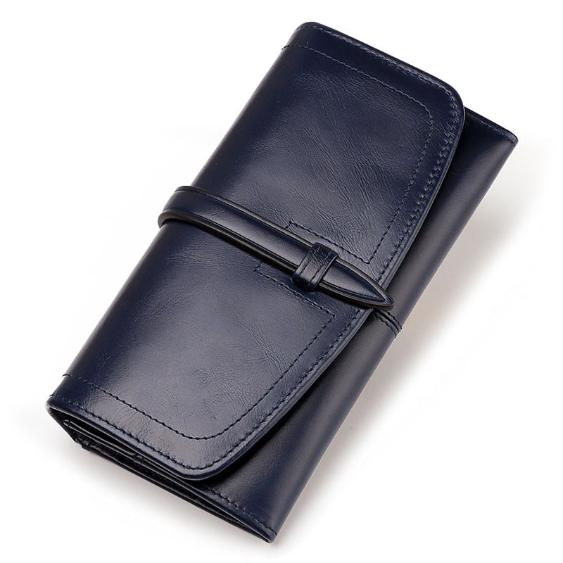 Long Zipper Retro Womens Wallet