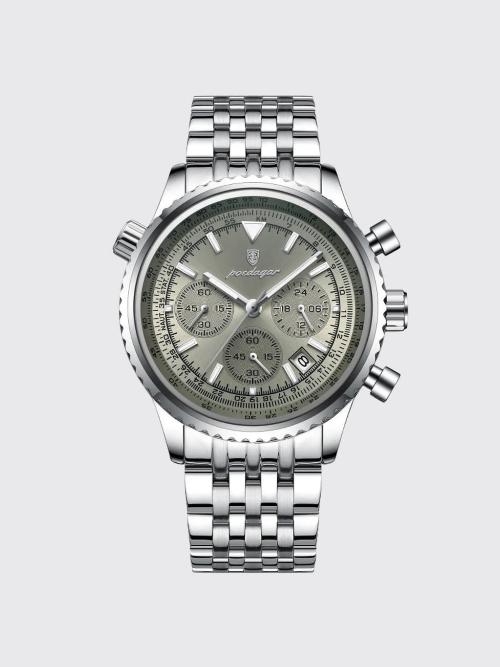 Quartz Wristwatch Waterproof Watch Mens