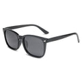 Minimalist Glasses High-definition Polarized Lenses For Men And Women Black Frame Gray Piece