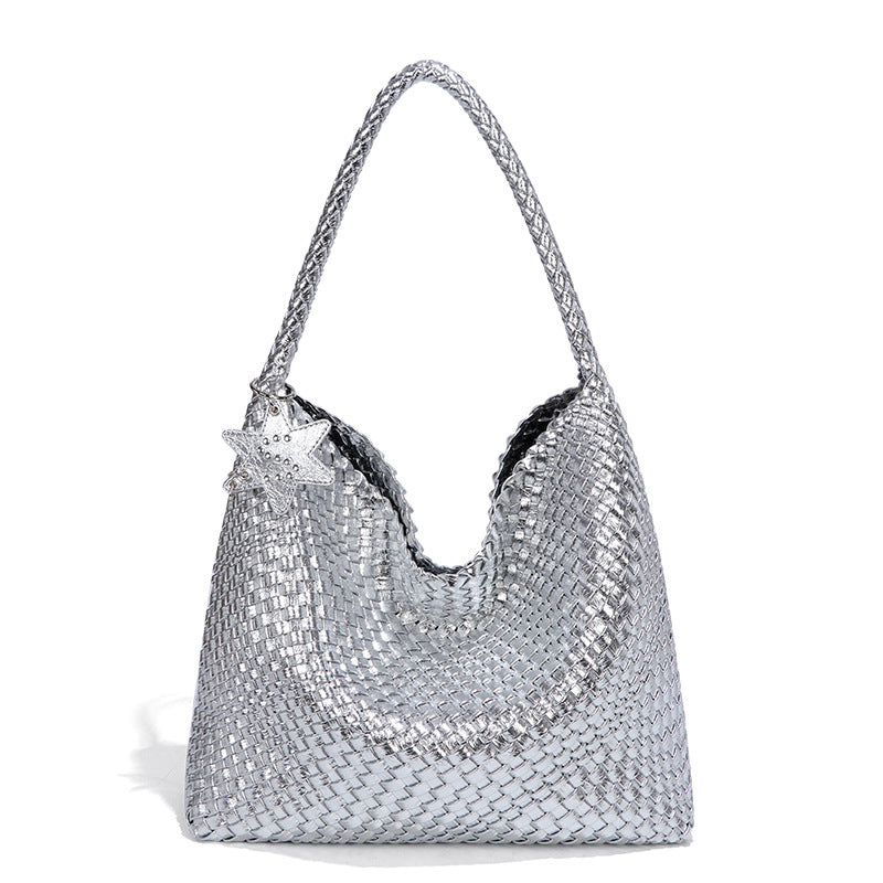 Styleperfect Casual Commuter Shoulder Bag Silver