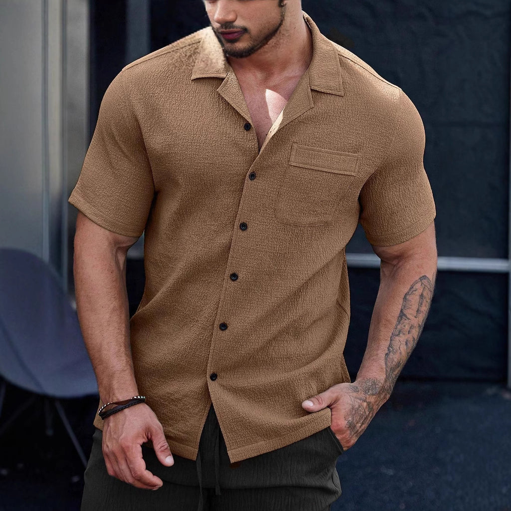 Breathable Wrinkle-Resistant Semi-Formal Shirt