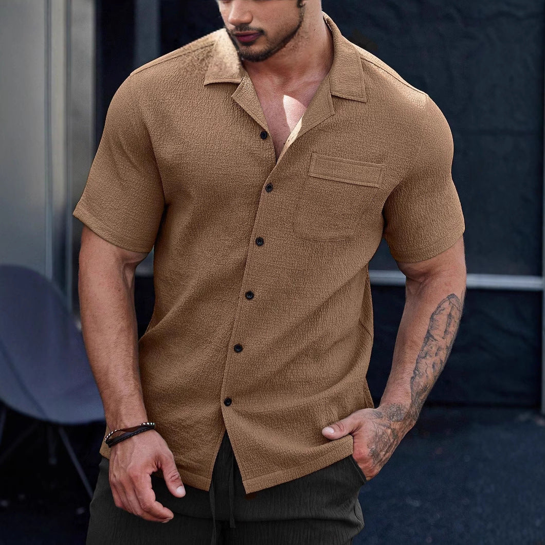 Breathable Wrinkle-Resistant Semi-Formal Shirt