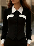 Slim-fit Shirt For Women Black