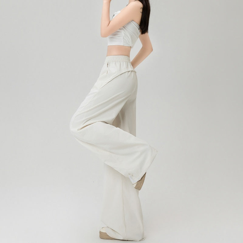Cotton-like Wide-leg Sunscreen Pants