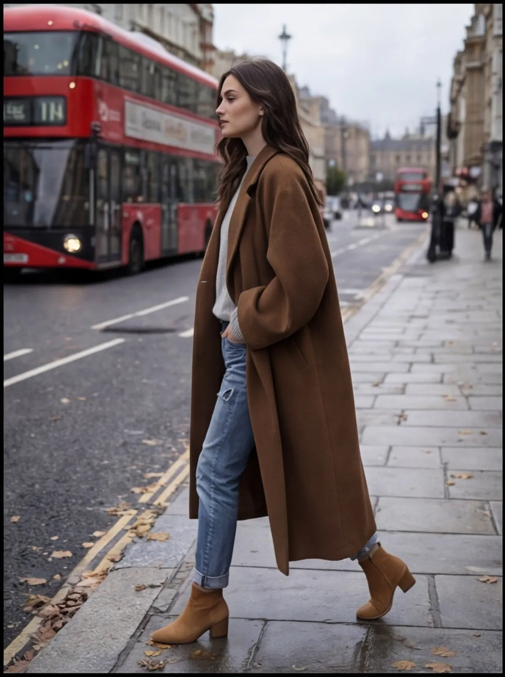 Casual Long Jacket With Pockets