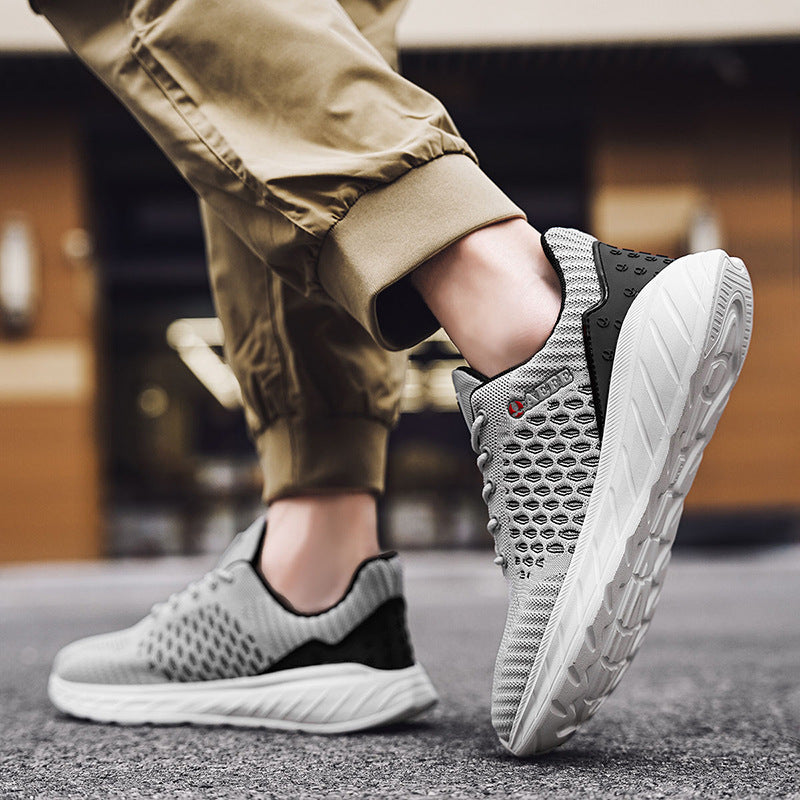Men's Lightweight Trendy Sneakers Gray