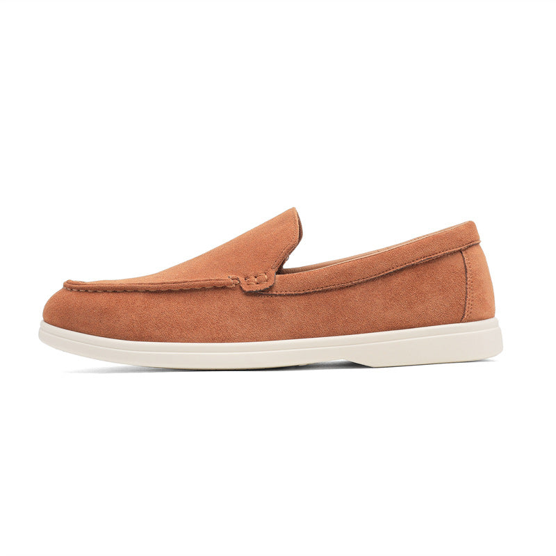 Slip-on Suede Loafers Orange