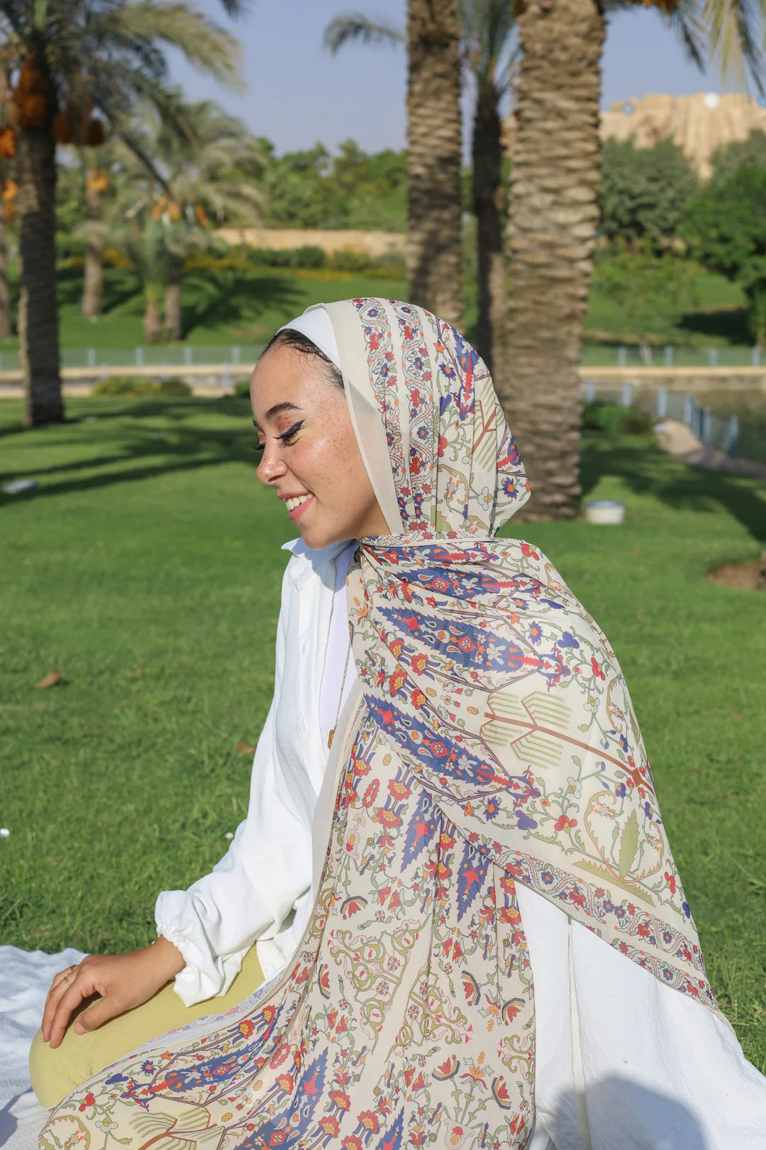 Satin Hijab Printed Shawl Headscarf 17style Above 175cm