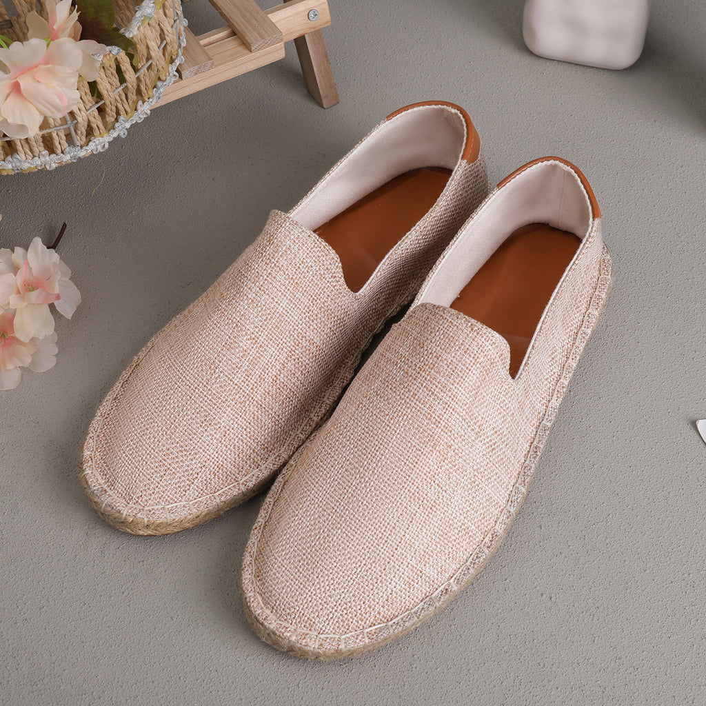 Sweat-absorbent Breathable Loafers T206 Light Brown