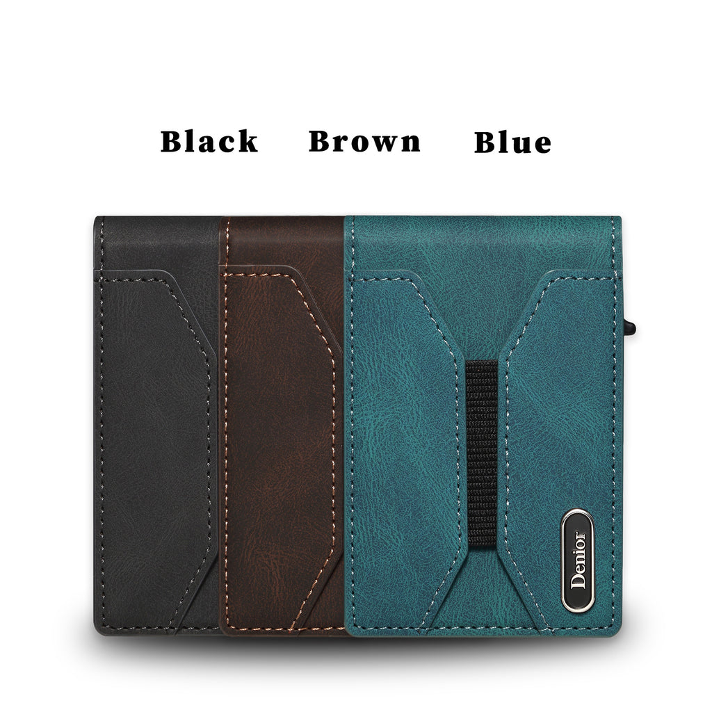 Smooth Leather With Button