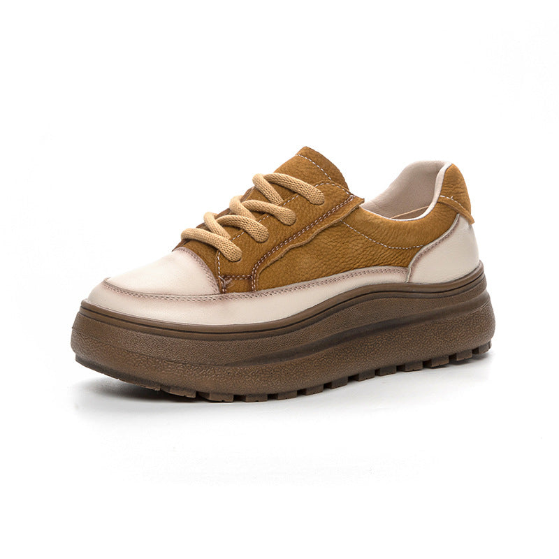 Leisure Thin Shoes Yellow