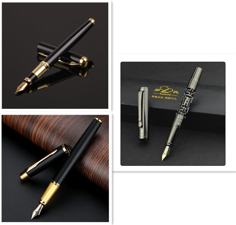 Practice writing ink pen Black set 0.5mm