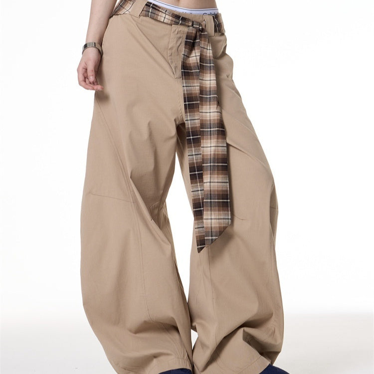 Retro Machete Casual Wide-leg Pants