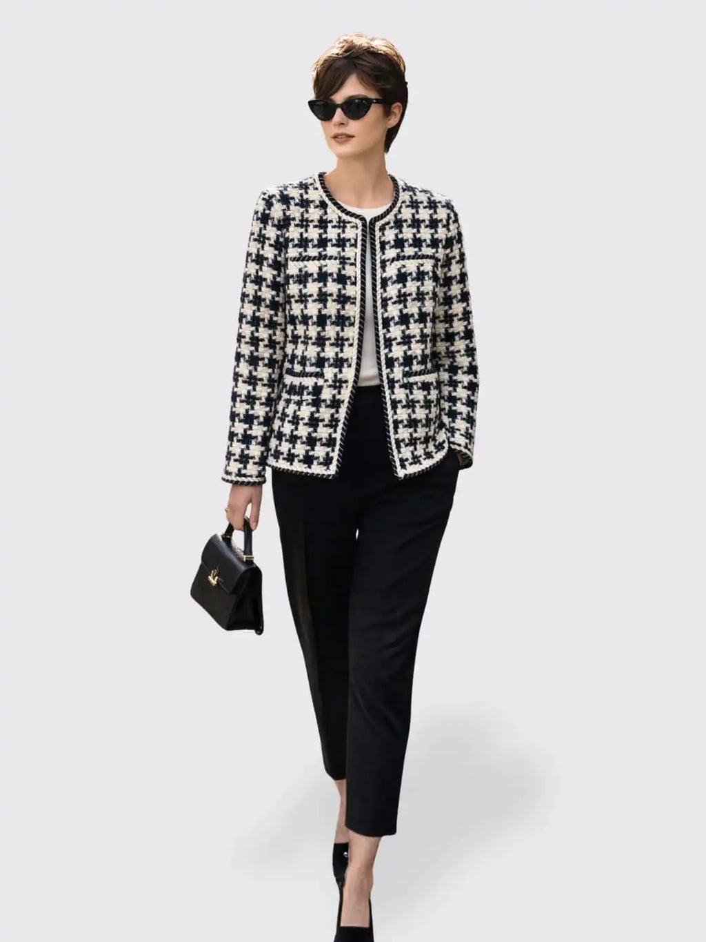 Houndstooth Small Fragrance Jacket