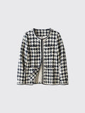 Houndstooth Small Fragrance Jacket Navy Blue L
