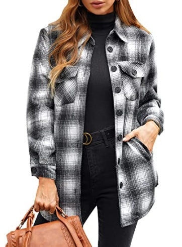 Oversized Shirt Jacket Black