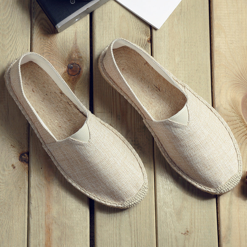 Sweat-absorbent Breathable Loafers T001 Light Brown