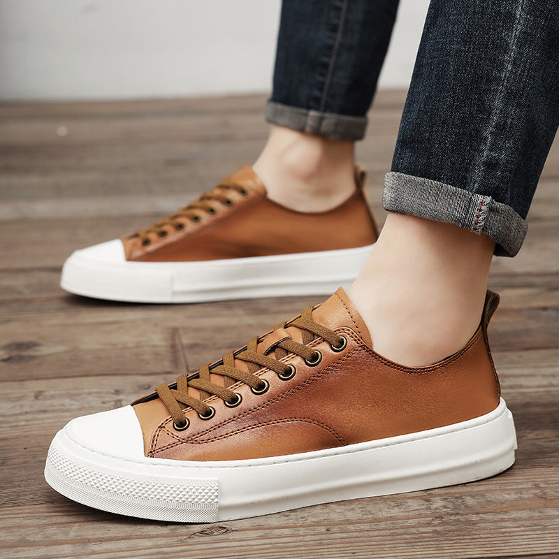 Men's Sports Casual Skateboard Shoes Brown