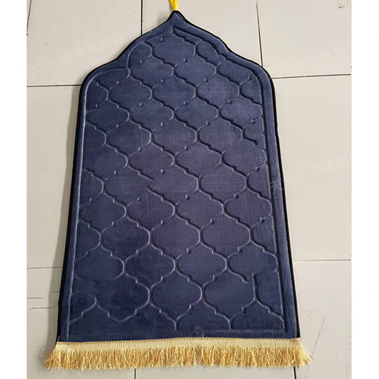 Irregular Worship Mat Blue gray 65x110cm