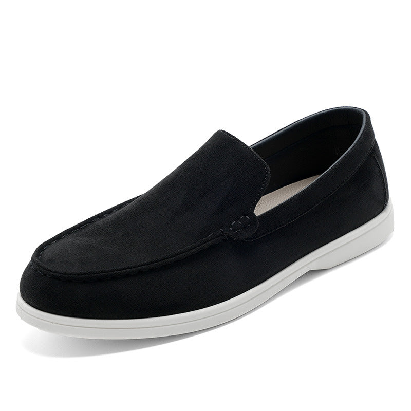 Slip-on Suede Loafers Black
