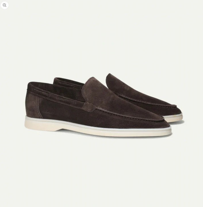 Matte Suede Loafer Coffee