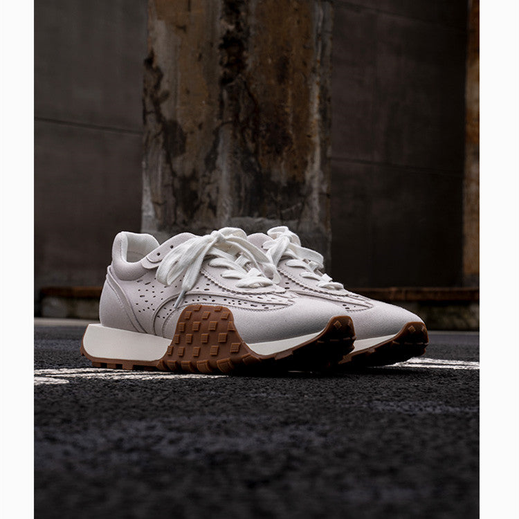 Retro Niche Thick-soled Jogging Sneakers
