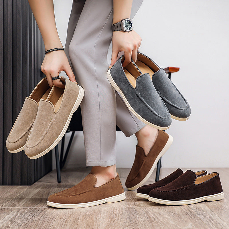 Flat-bottomed Slip-on Casual Shoes