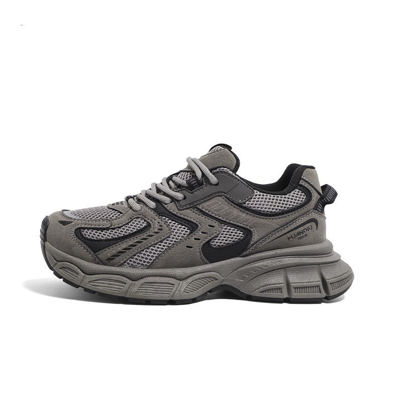 Mesh Casual Versatile Platform Gray 223889 Couple Style