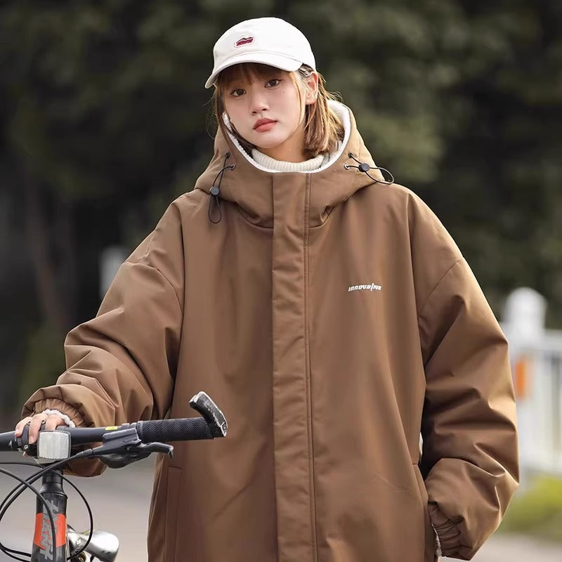 Lambswool Reversible Coat 8950 Coffee
