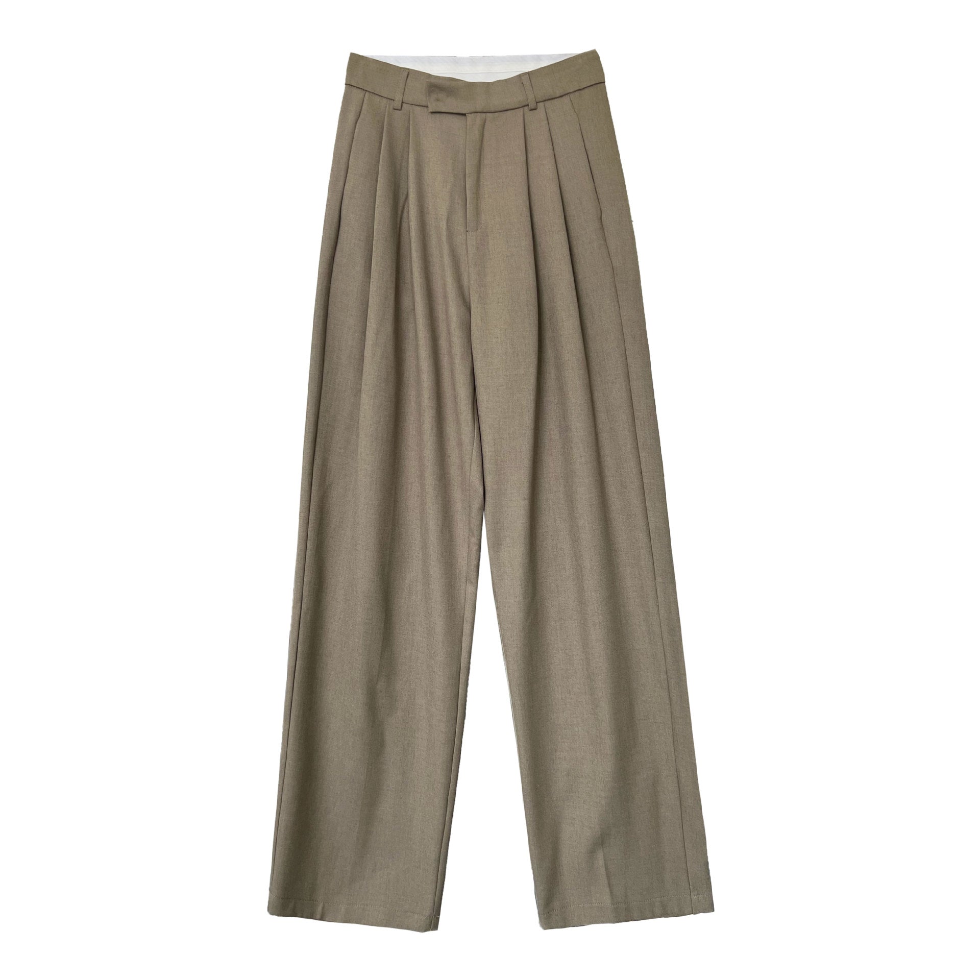 Loose Old Money Style Suit Pants