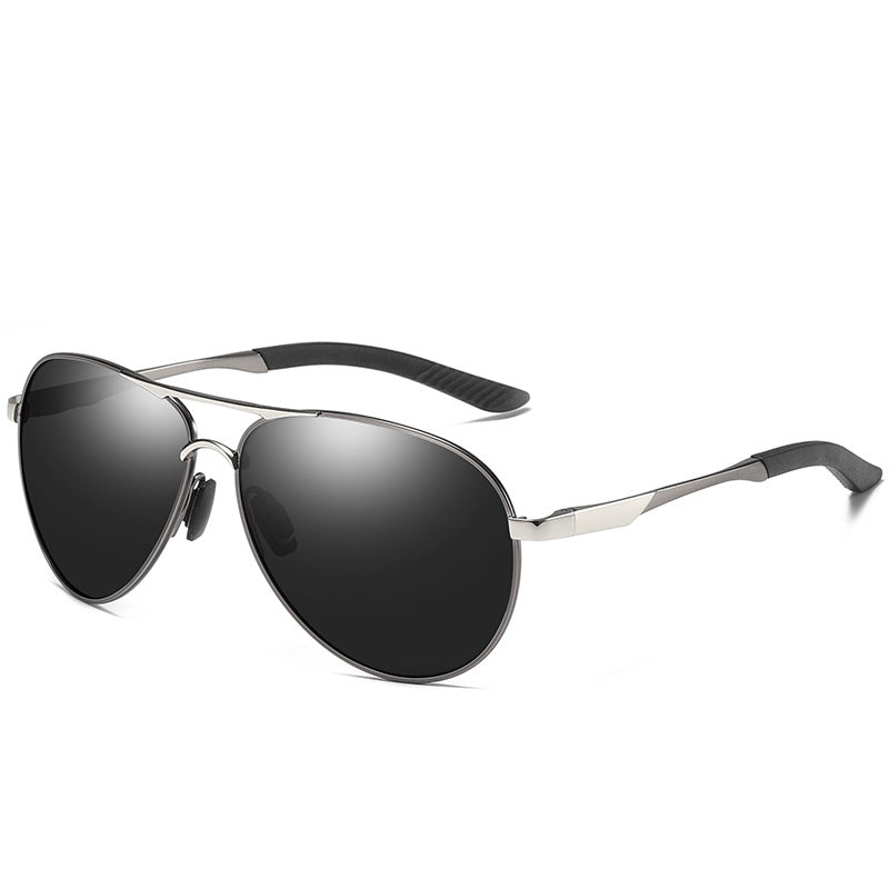 Polarized Sunglasses For Both Men And Women Gunmetal Silver Grey Silver