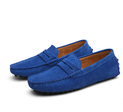 Suade Driver Loafers Sapphire blue