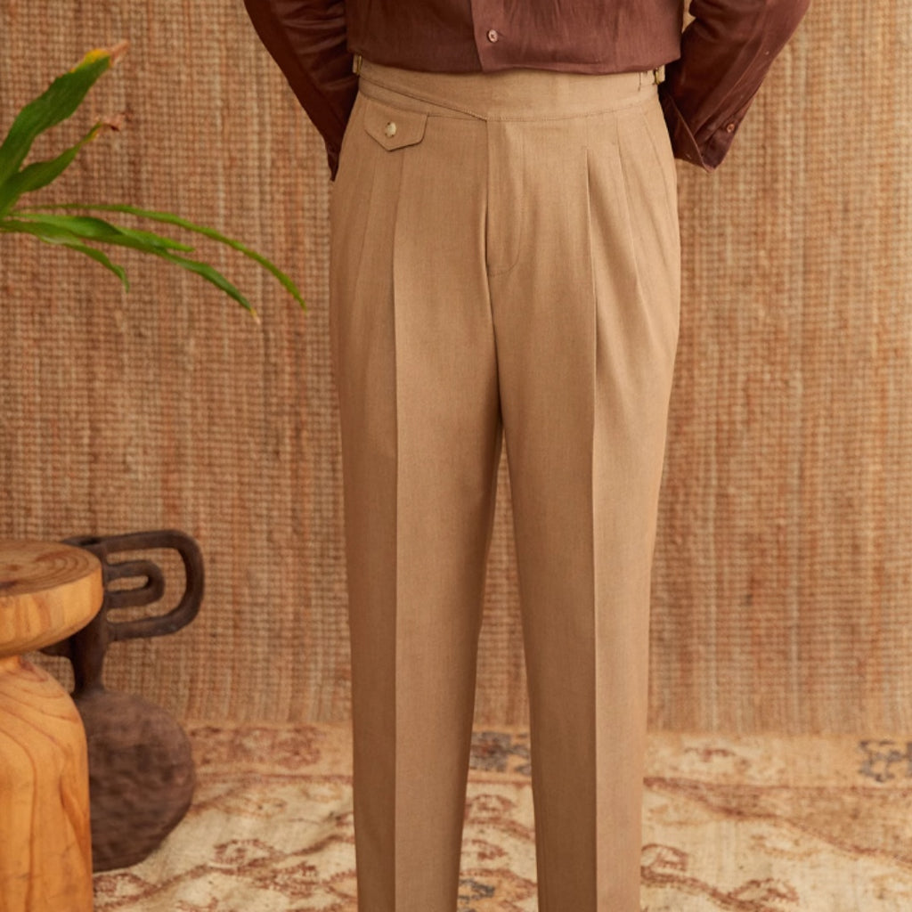 Commuting Italian Style Casual Pants For Men