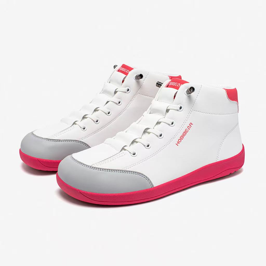 New Wide Toe Sports Slip-on Flat Shoes For Women White Rose