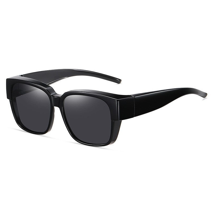 Blue-lens Sun Visor Sunglasses For Outdoor Driving