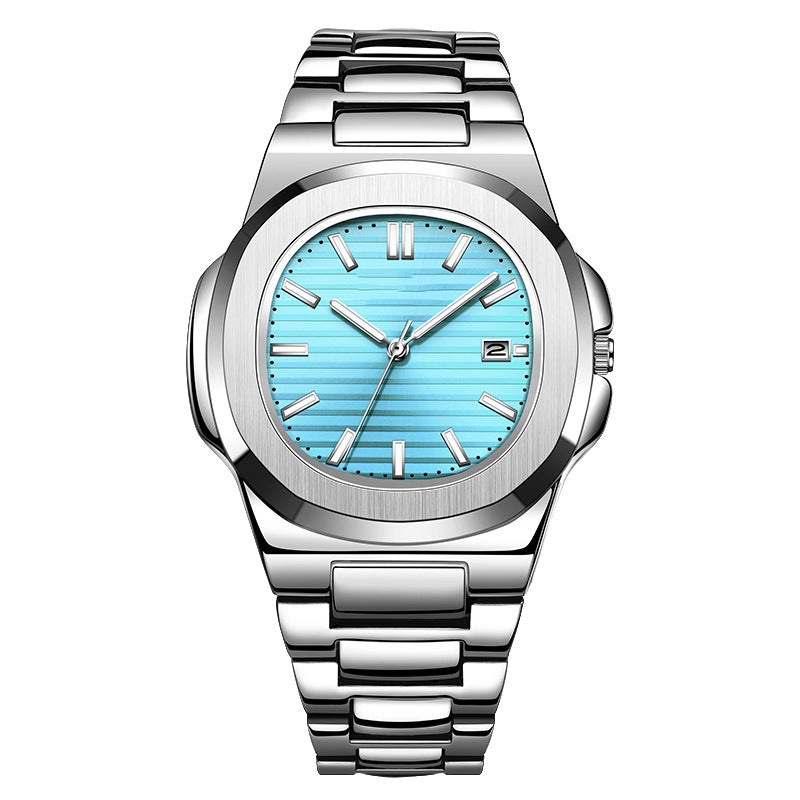 Steel Belt Calendar Luminous Watch
