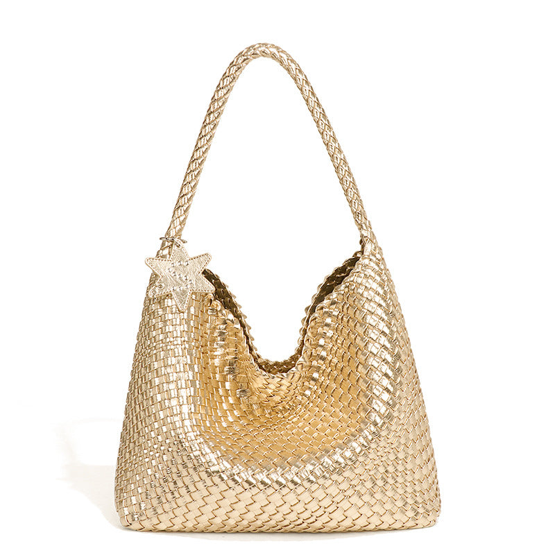 Styleperfect Casual Commuter Shoulder Bag Gold