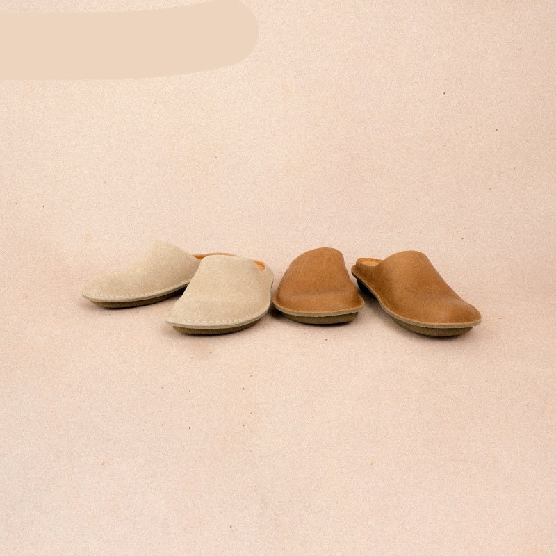 Soft Soled Lazy Toe Slippers