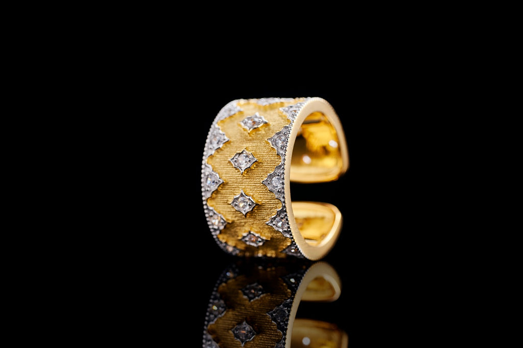 925 Silver-plated Star Wide Edition