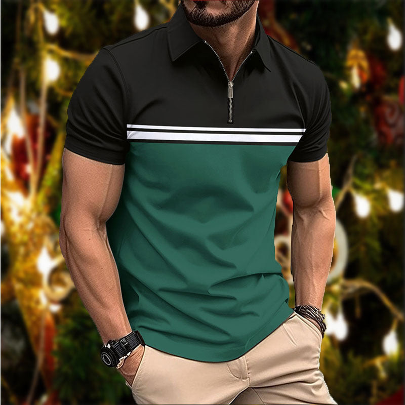 Stylish Slim-fit Polo Shirt ZVZ507