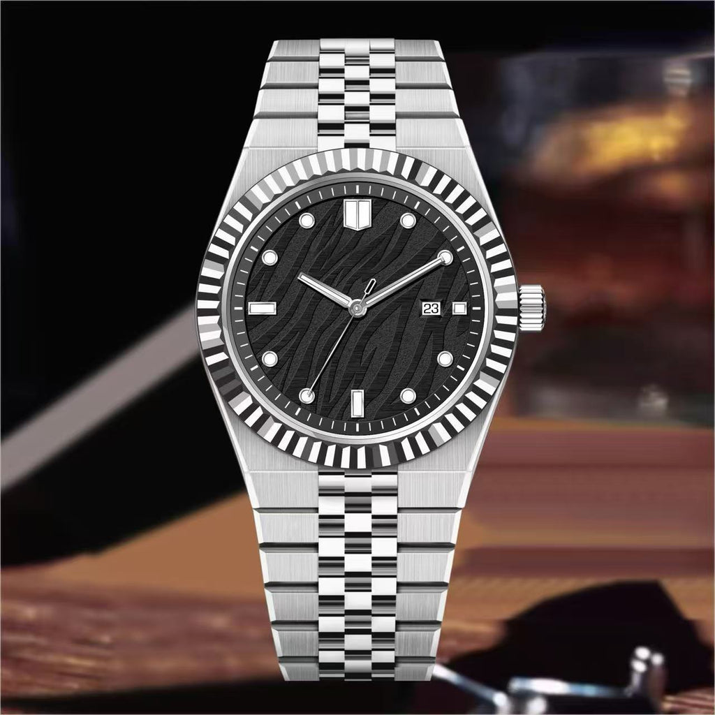 High-End Business Steel-Strap Quartz Watch