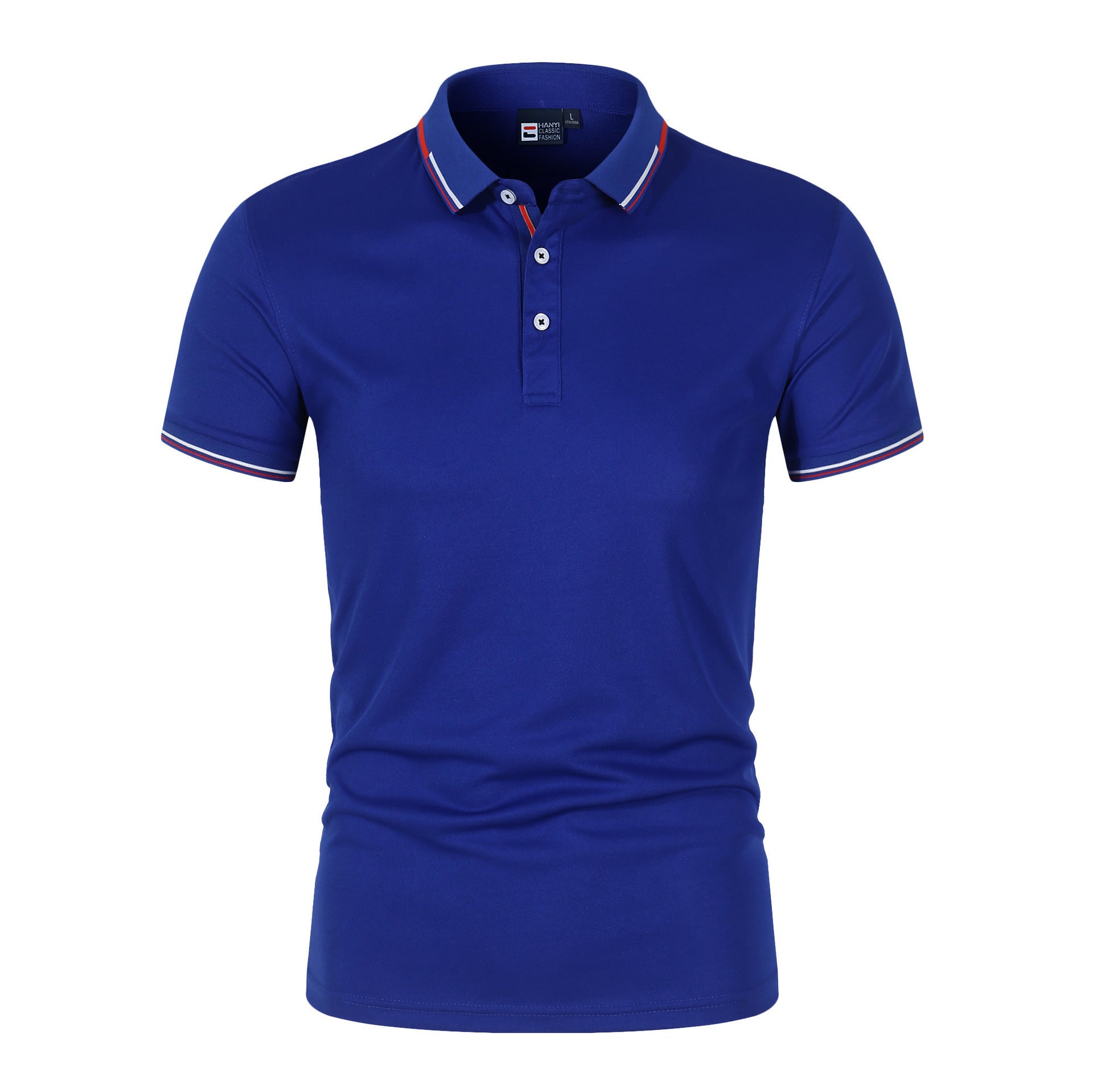 Polo Shirt With A Stand-up Collar